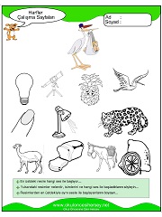 L Sesi Çalışma Sayfaları